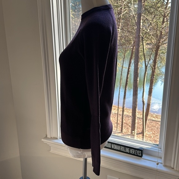 Lululemon Black Cherry Simply Wool Sweater, Size 8, Like New Condition - Picture 7 of 10